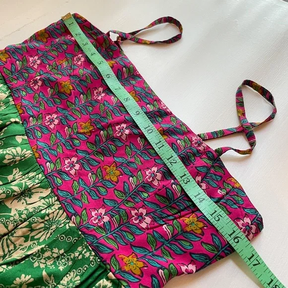 Natural Life Boho Forest Fairy Smocked Dress Women Medium Festival Summer Beach - Picture 8 of 12